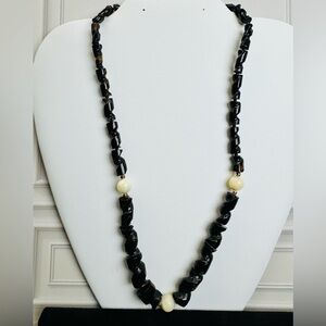 Vintage Lucite Twist Bead Necklace - SKU G